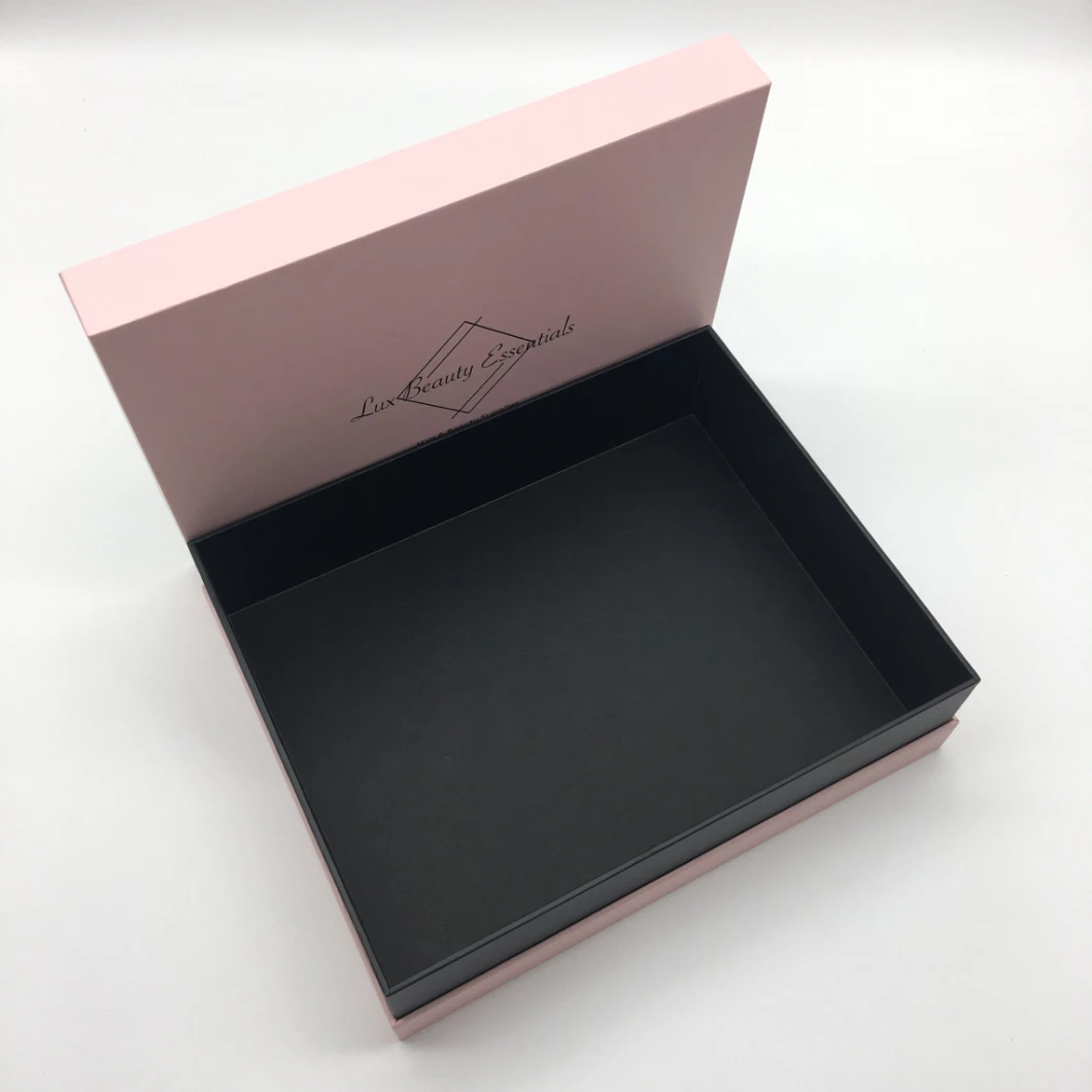 Custom Pink Pardboard Luxury Gift Packaging Hair Extension Jewelry Gift Box