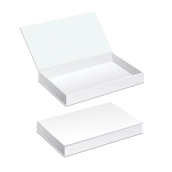 Luxury Black Book Shaped Rigid Cardboard Popular Box